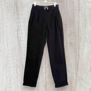 NIKE GOLF Vintage Y2K Black Pleated Front Tapered Chino Style Golf Pants Size 10